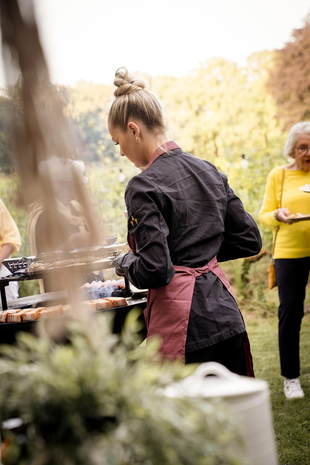 SMASH chef op locatie tijdens golden hour
