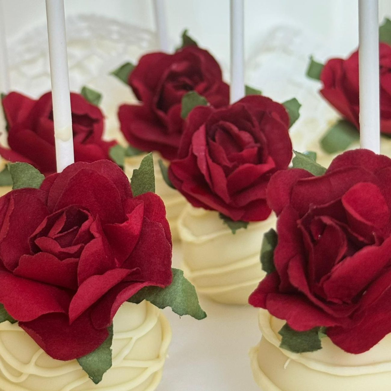 Taart met rozen